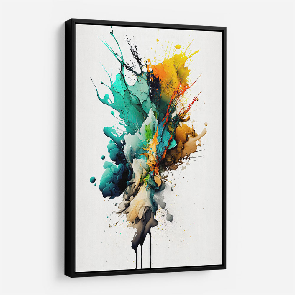 Ink Splash Abstract 8 Wall Art