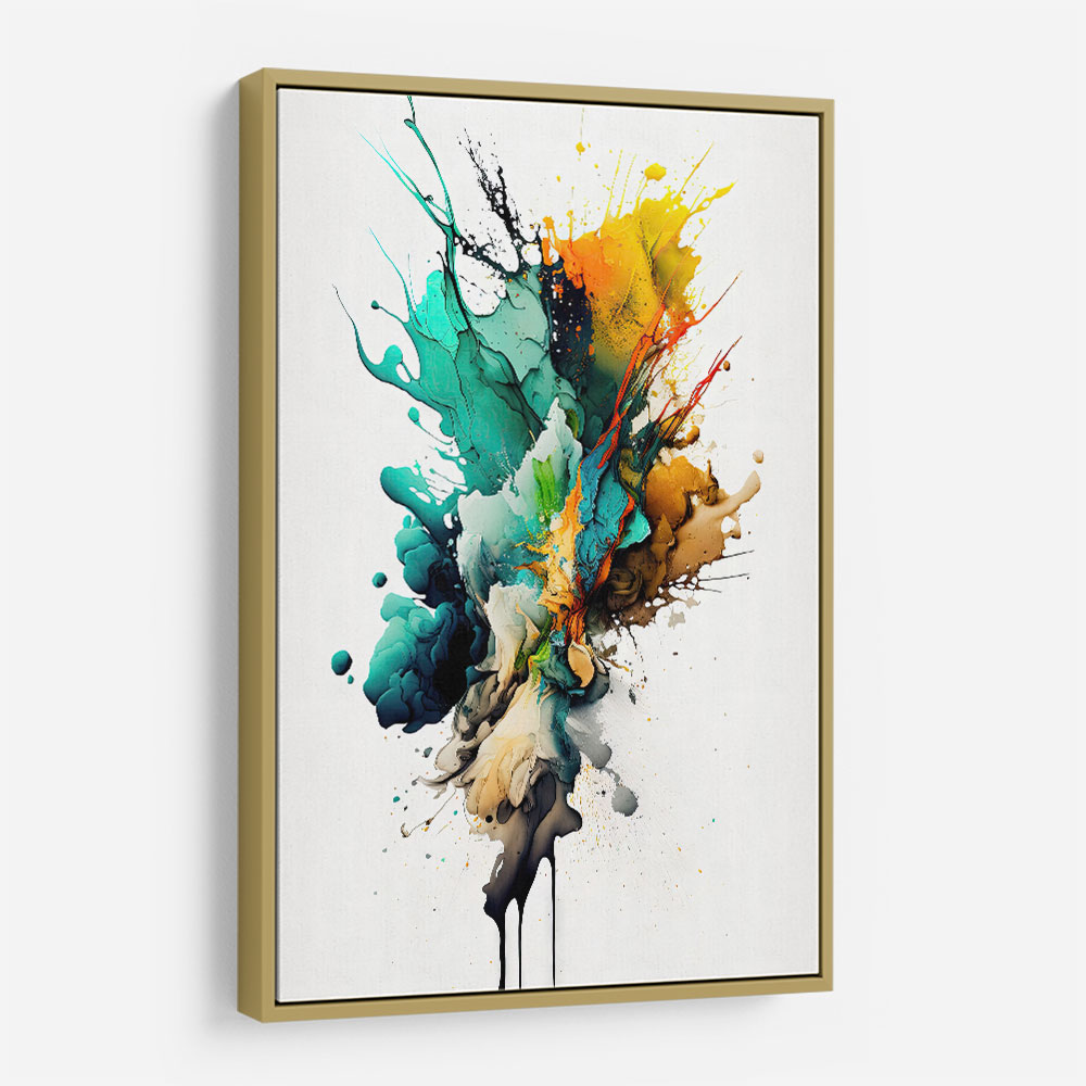 Ink Splash Abstract 8 Wall Art