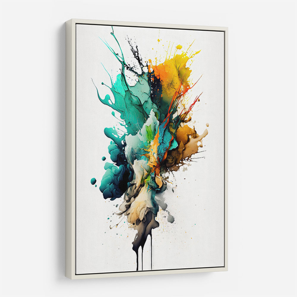 Ink Splash Abstract 8 Wall Art