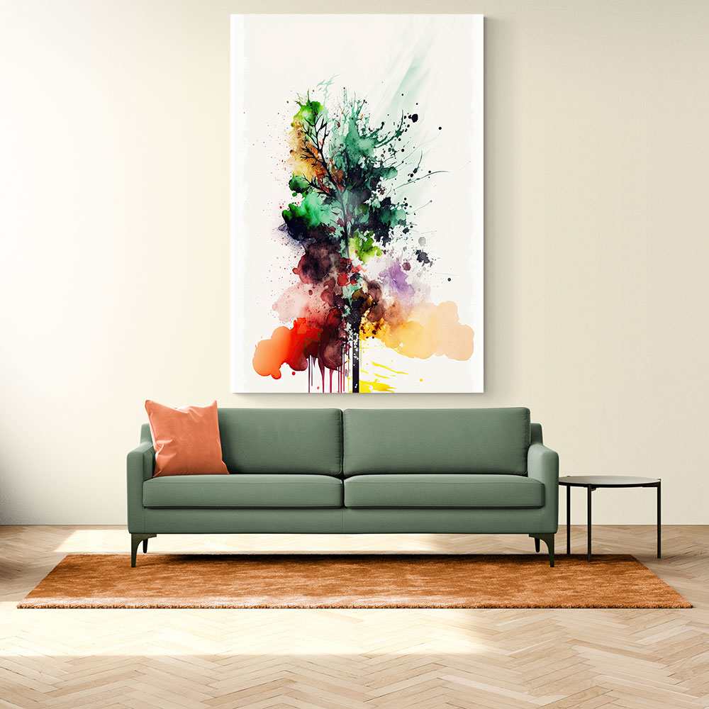 Ink Splash Abstract 9 Wall Art