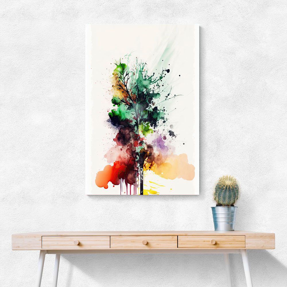 Ink Splash Abstract 9 Wall Art