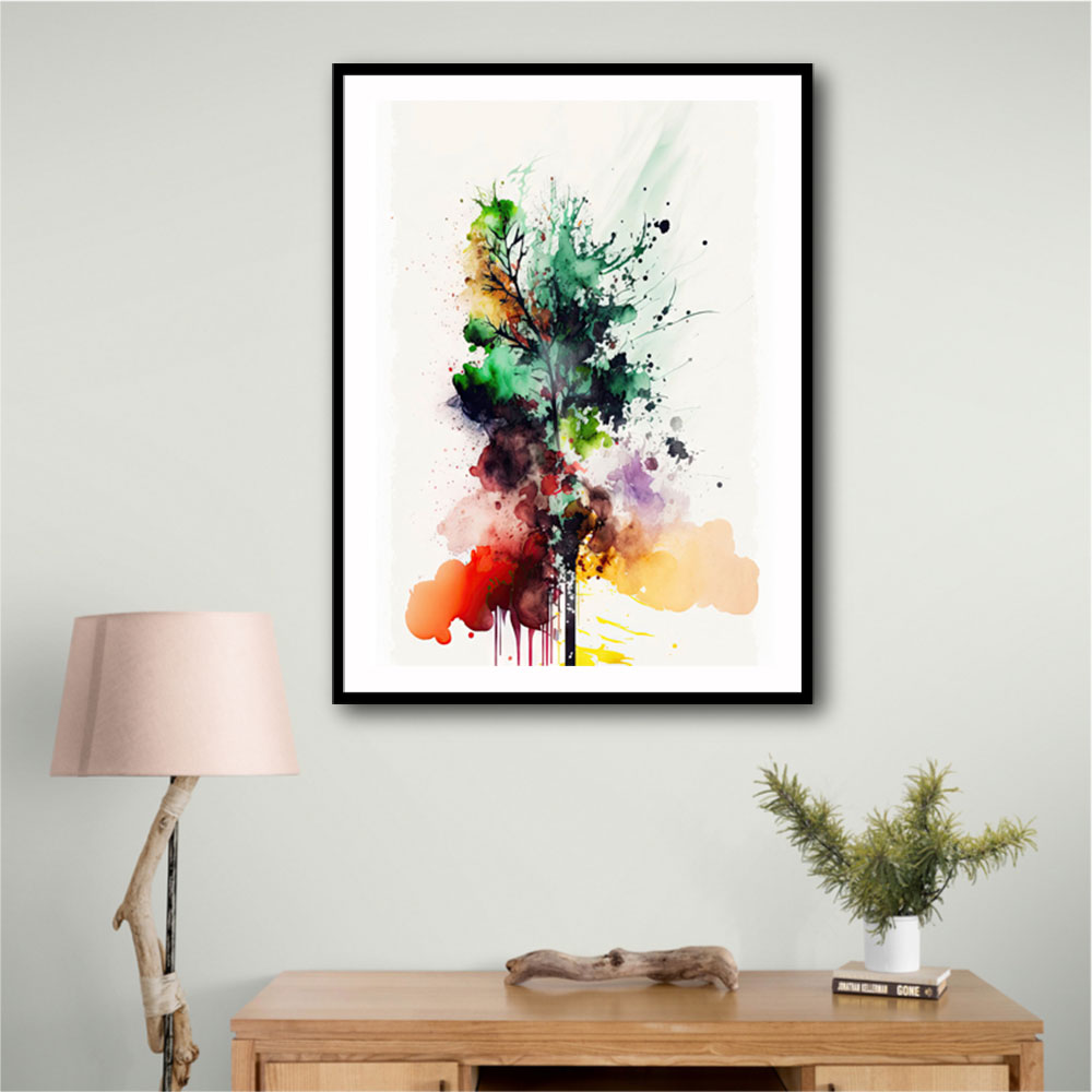 Ink Splash Abstract 9 Wall Art