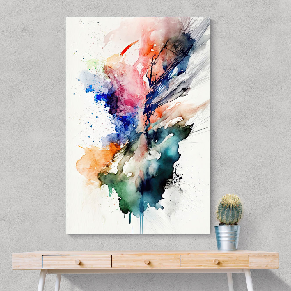 Ink Splash Abstract 10 Wall Art