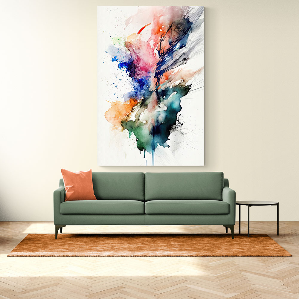 Ink Splash Abstract 10 Wall Art