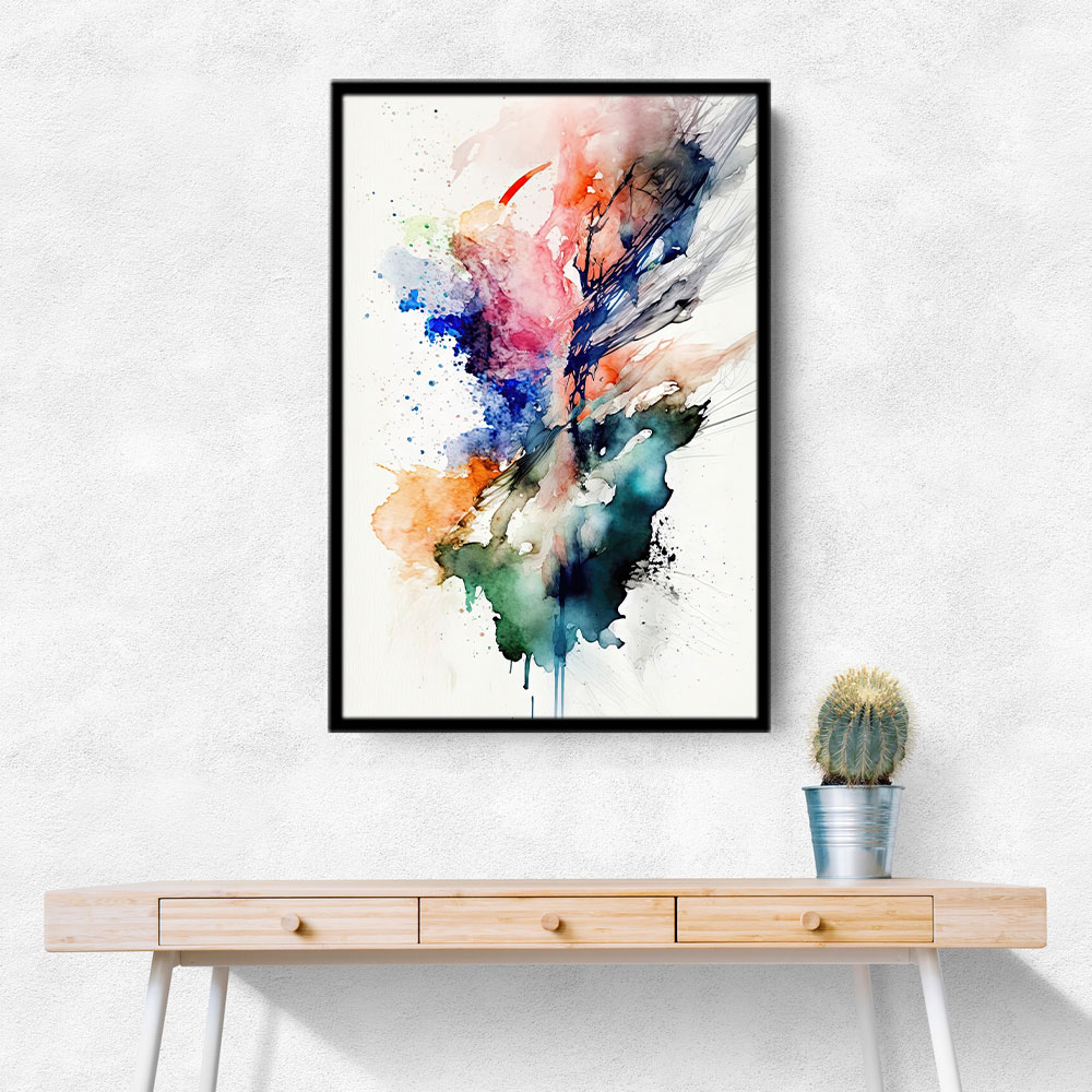 Ink Splash Abstract 10 Wall Art