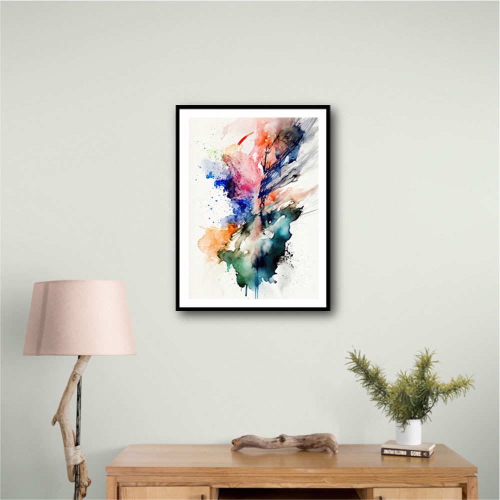 Ink Splash Abstract 10 Wall Art