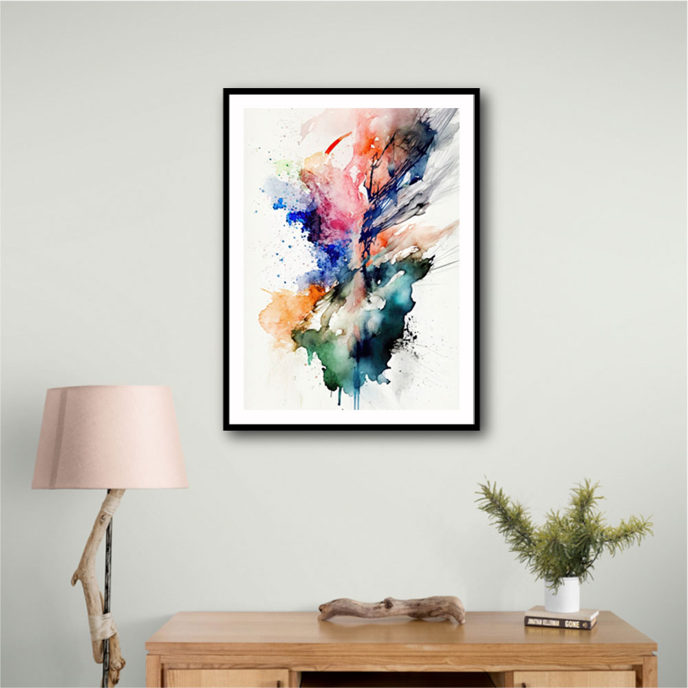 Ink Splash Abstract 10 Wall Art