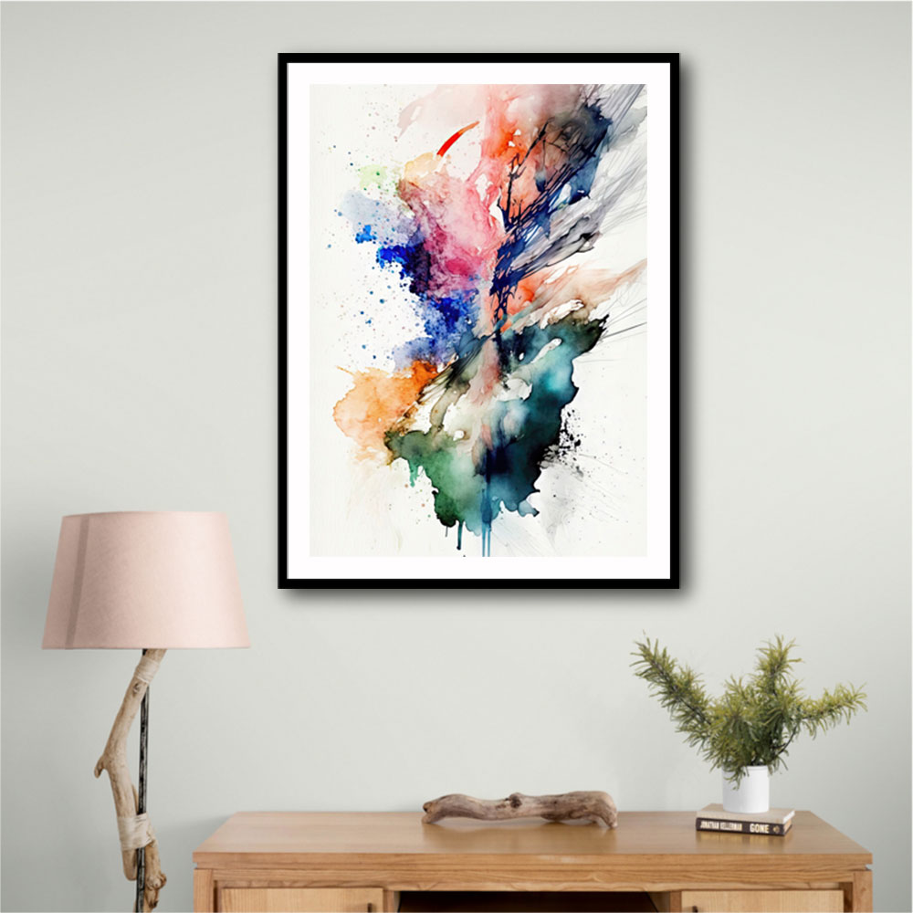 Ink Splash Abstract 10 Wall Art