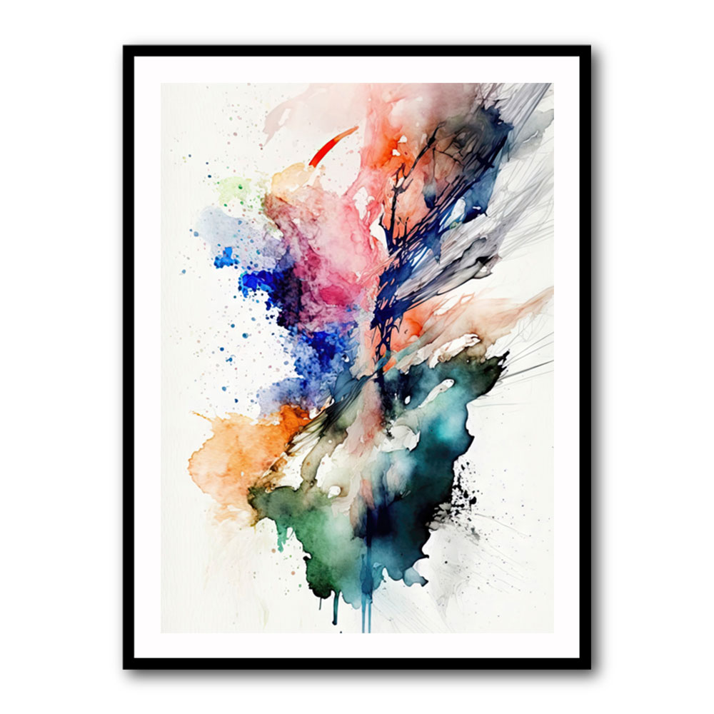 Ink Splash Abstract 10 Wall Art