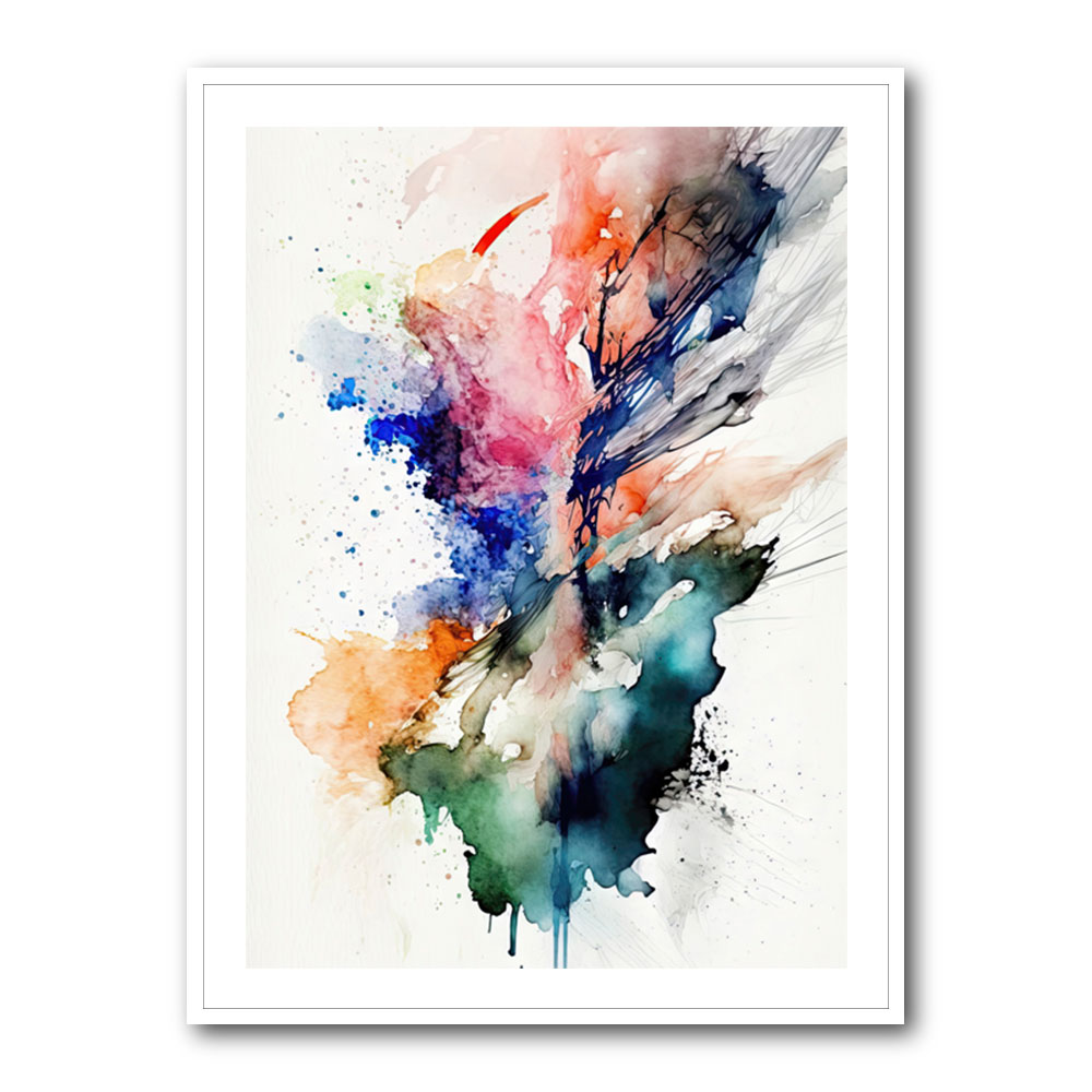 Ink Splash Abstract 10 Wall Art