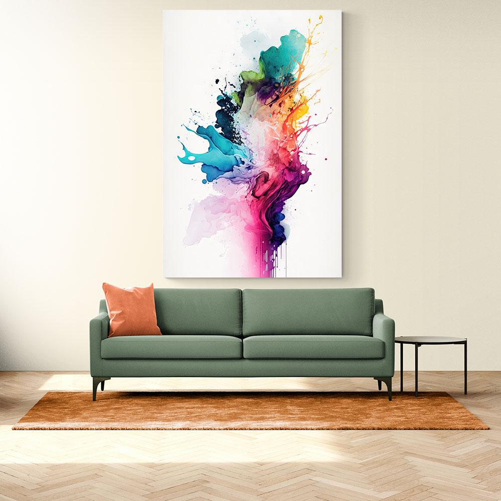 Ink Splash Abstract 11 Wall Art