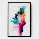 Ink Splash Abstract 11 Wall Art