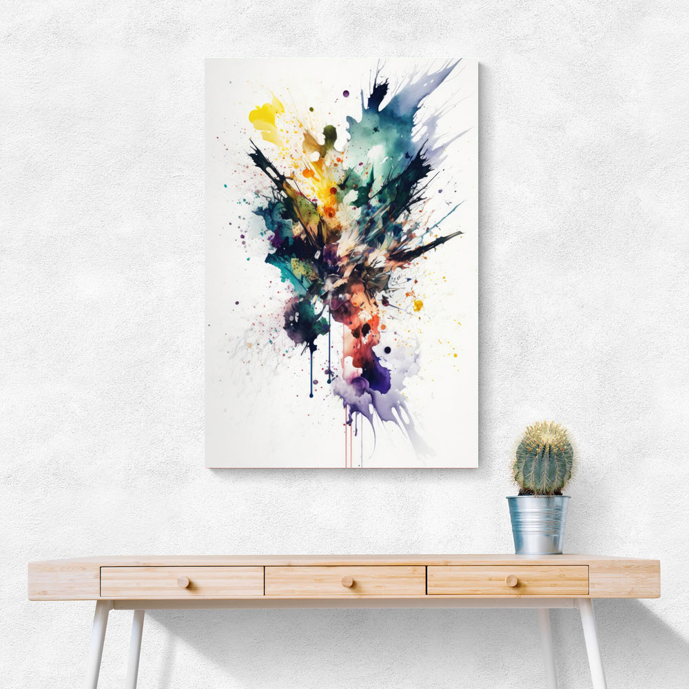 Ink Splash Abstract 15 Wall Art