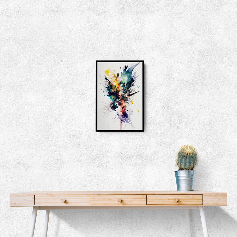 Ink Splash Abstract 15 Wall Art