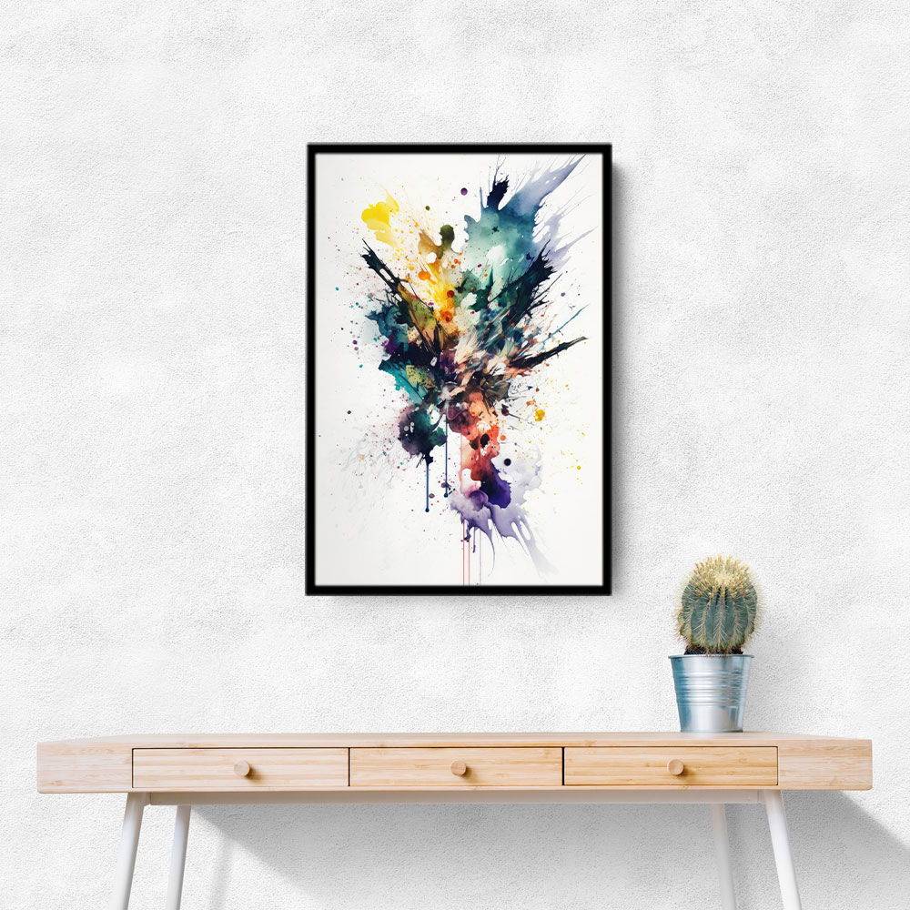 Ink Splash Abstract 15 Wall Art