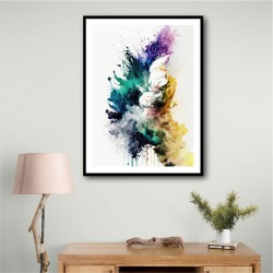 Ink Splash Abstract 16 Wall Art