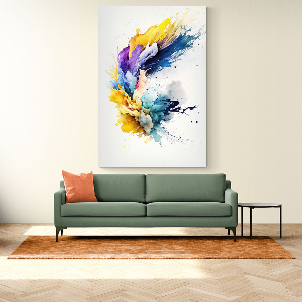 Ink Splash Abstract 18 Wall Art