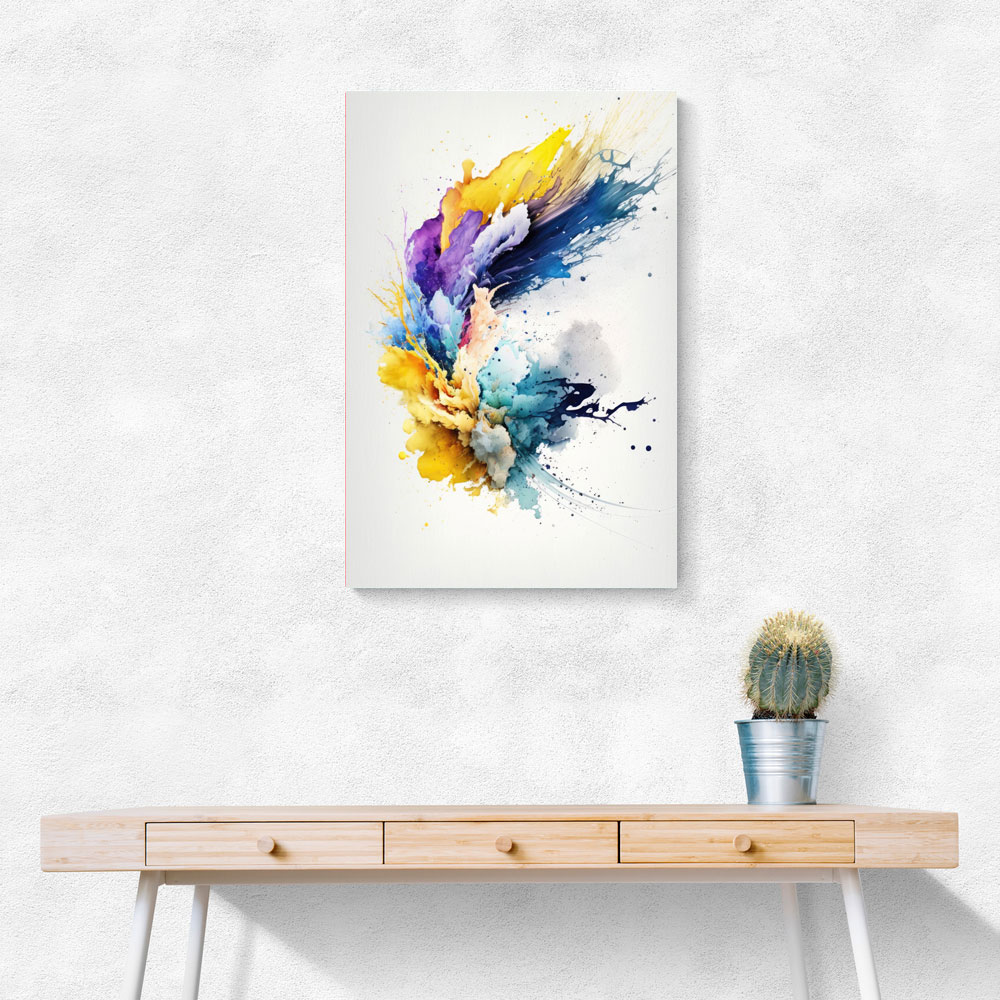 Ink Splash Abstract 18 Wall Art