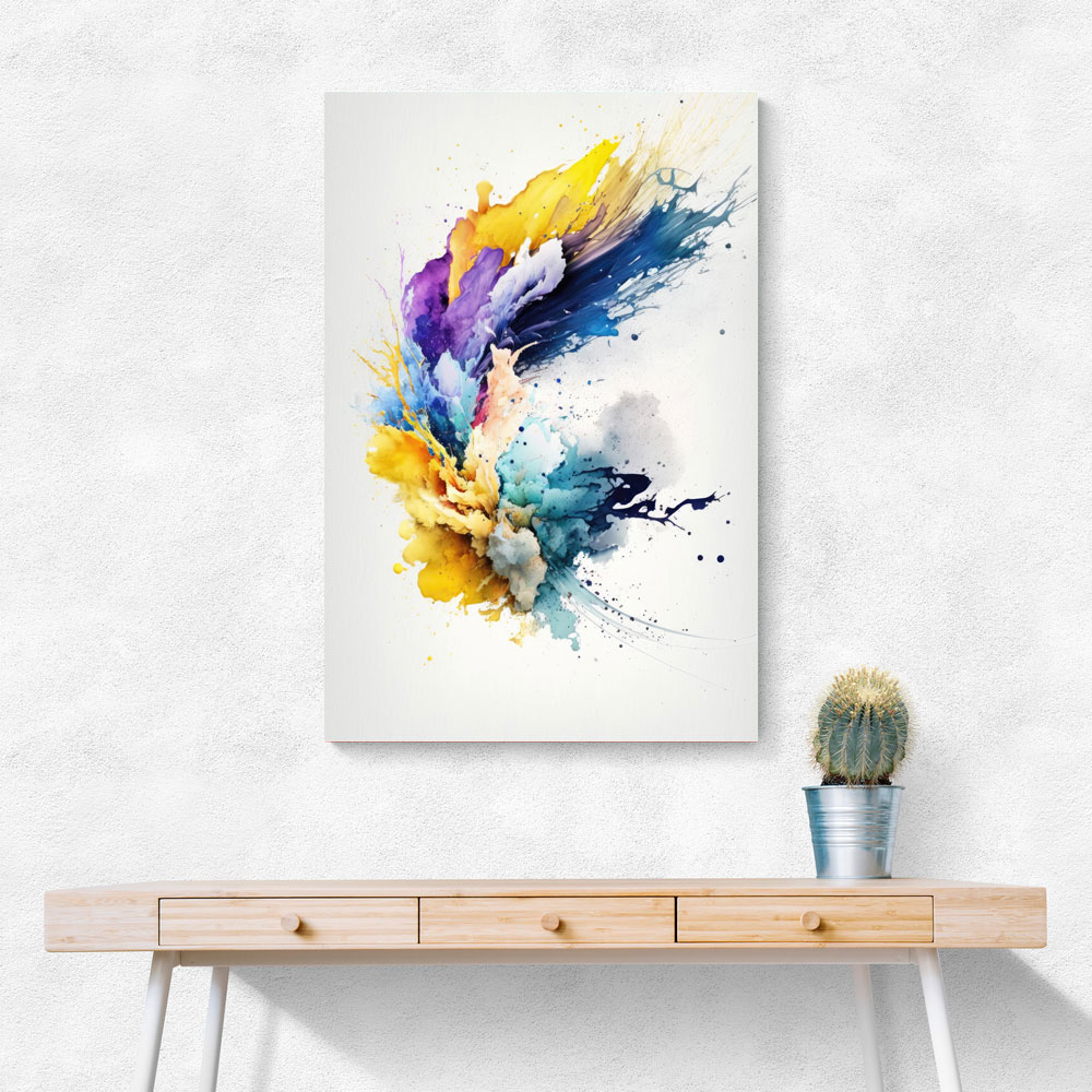 Ink Splash Abstract 18 Wall Art