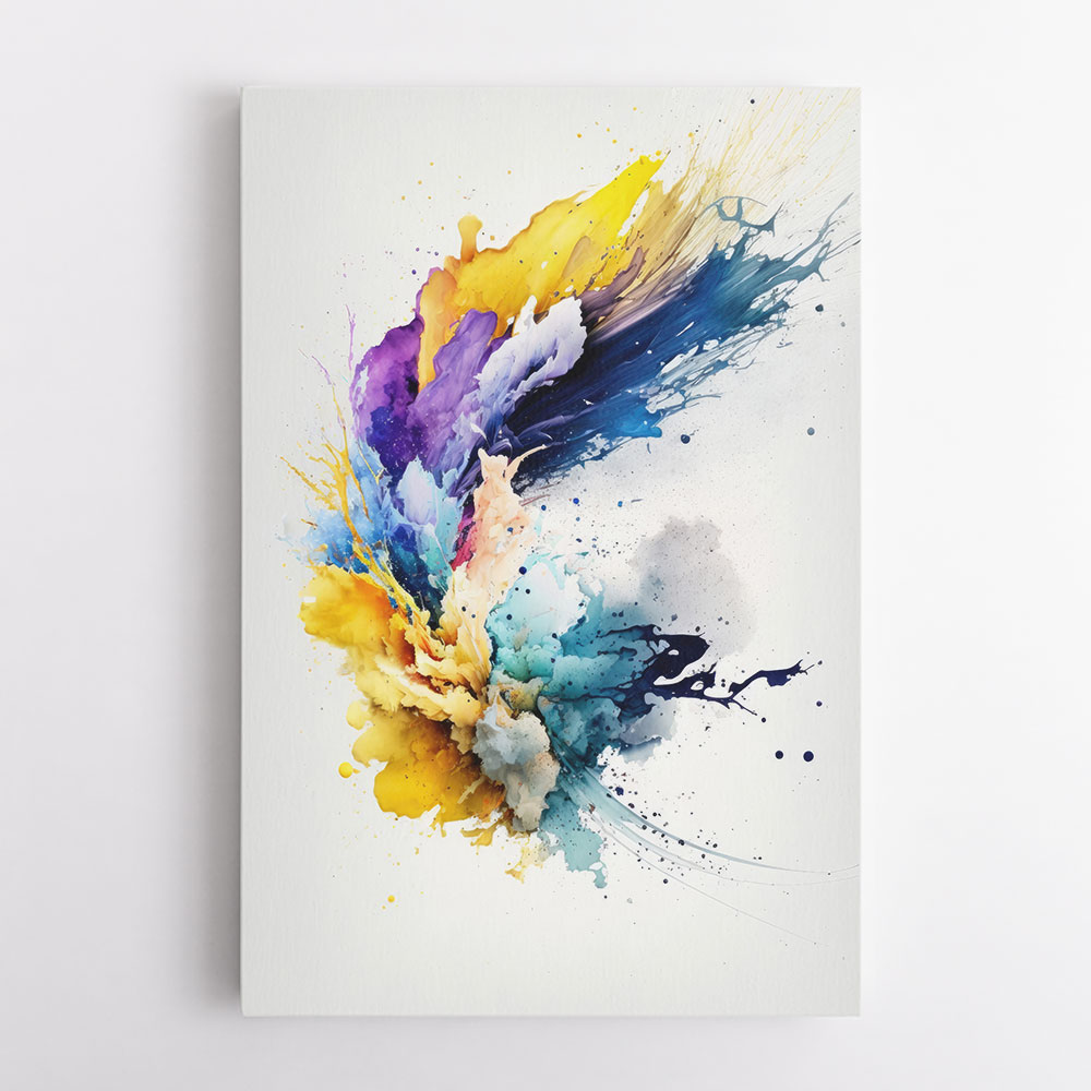 Ink Splash Abstract 18 Wall Art