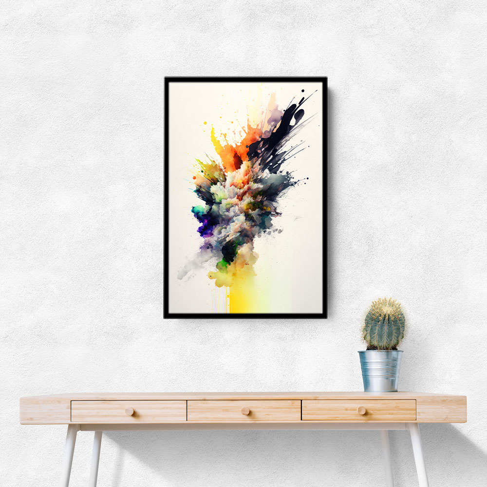 Ink Splash Abstract 20 Wall Art