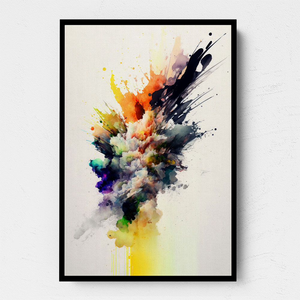 Ink Splash Abstract 20 Wall Art