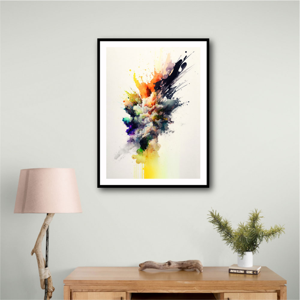 Ink Splash Abstract 20 Wall Art