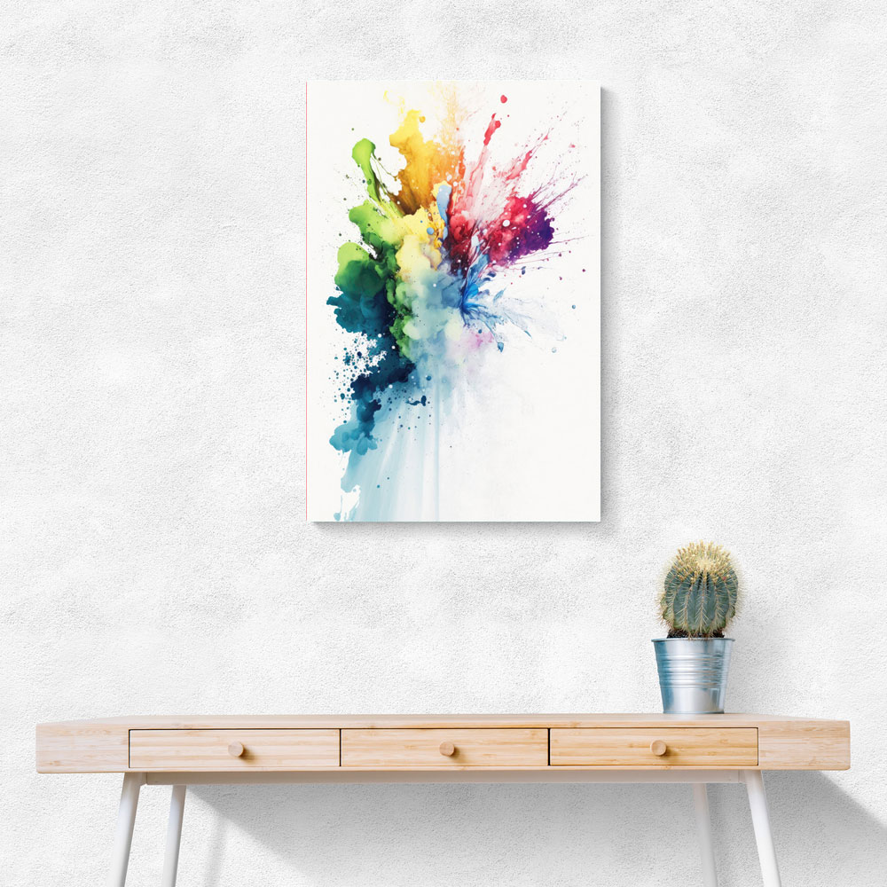 Ink Splash Abstract 22 Wall Art