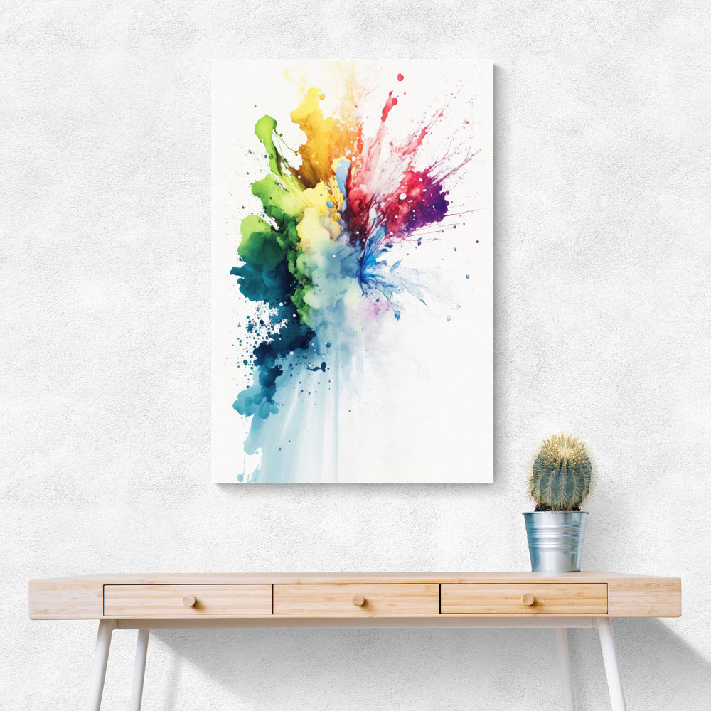 Ink Splash Abstract 22 Wall Art