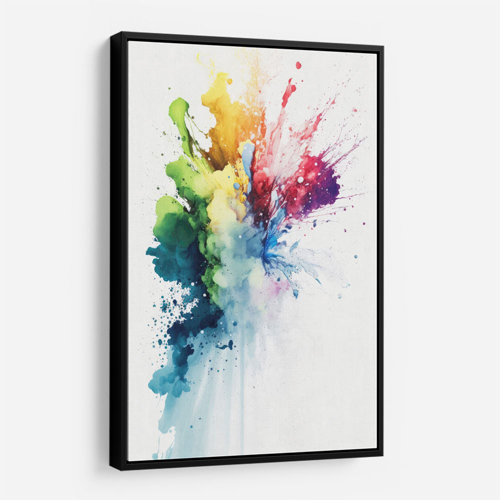 Ink Splash Abstract 22 Wall Art