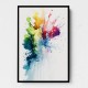 Ink Splash Abstract 22 Wall Art