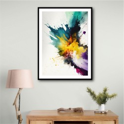 Ink Splash Abstract 25 Wall Art