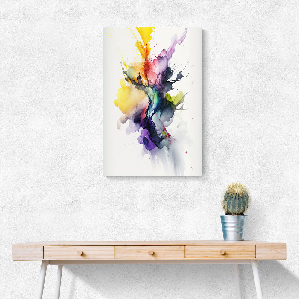 Ink Splash Abstract 26 Wall Art