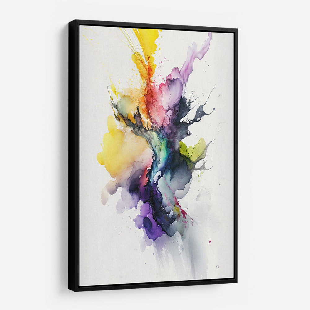 Ink Splash Abstract 26 Wall Art