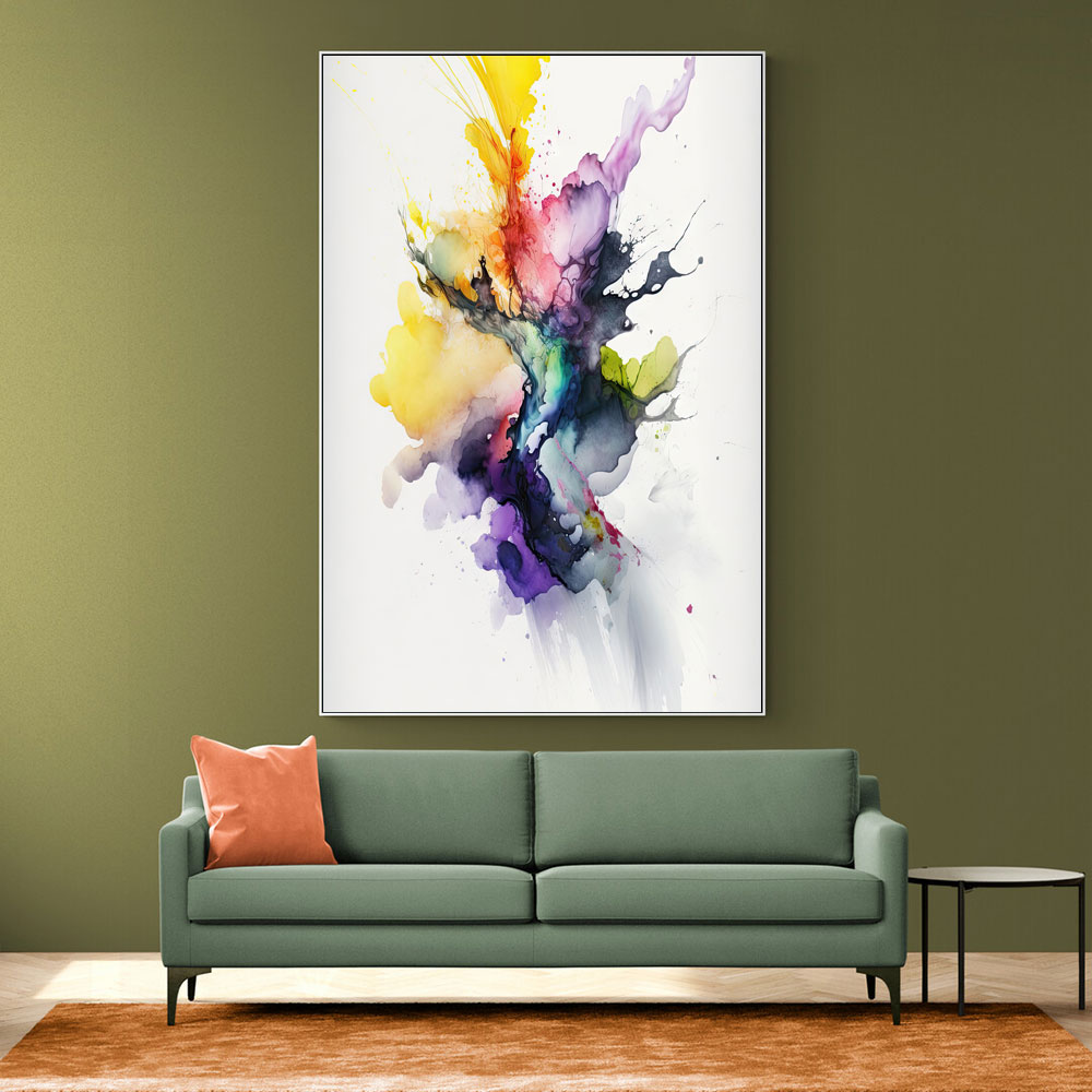 Ink Splash Abstract 26 Wall Art