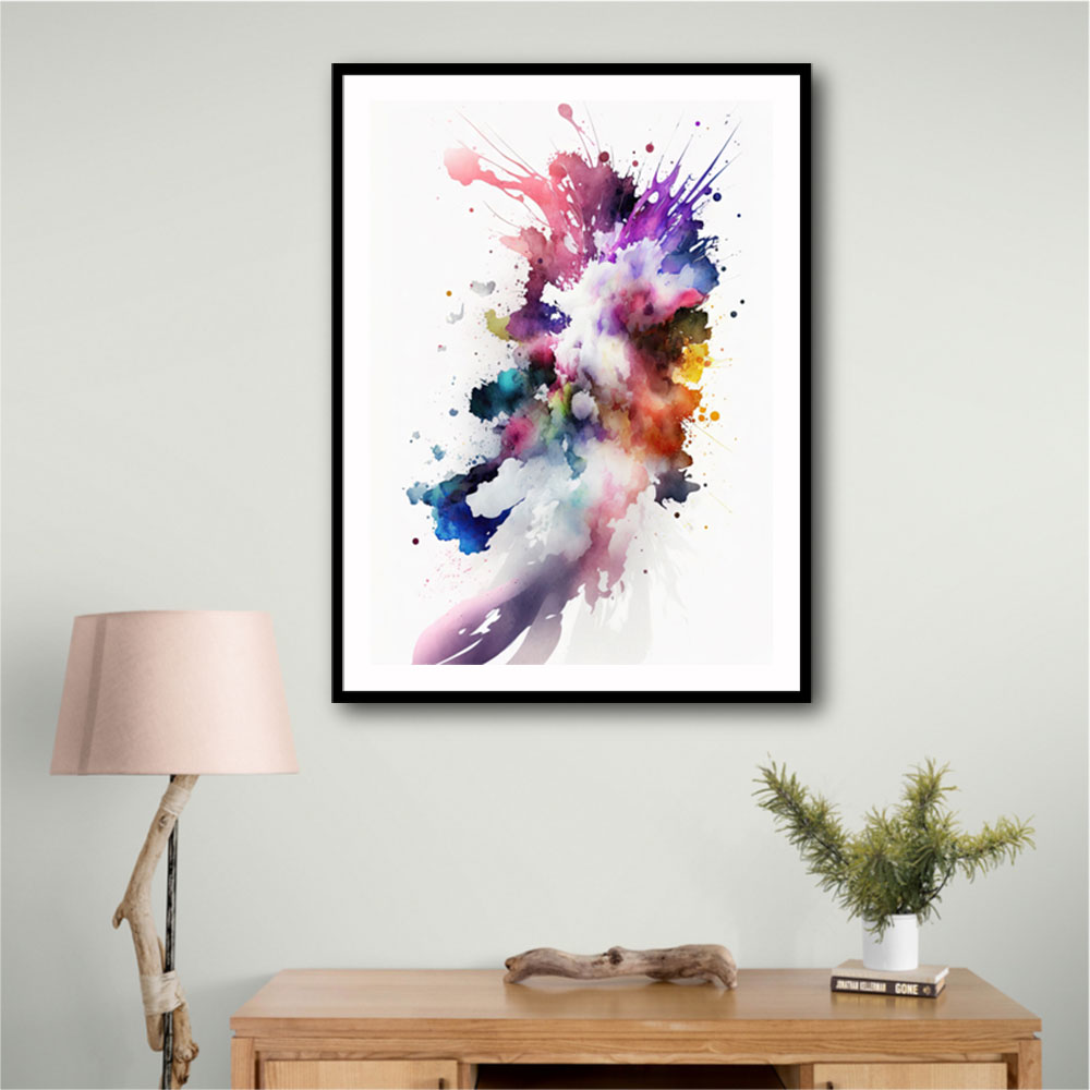 Ink Splash Abstract 29 Wall Art