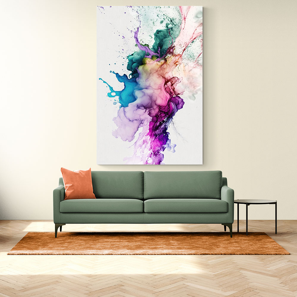 Ink Splash Abstract 33 Wall Art