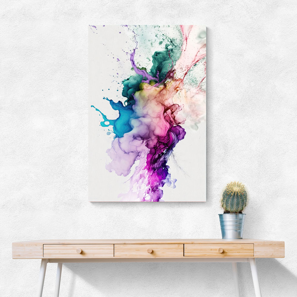 Ink Splash Abstract 33 Wall Art