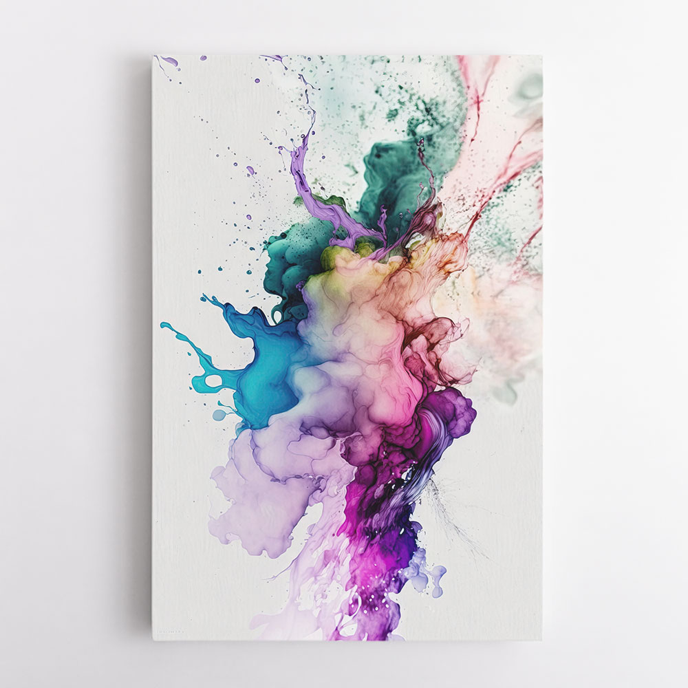 Ink Splash Abstract 33 Wall Art