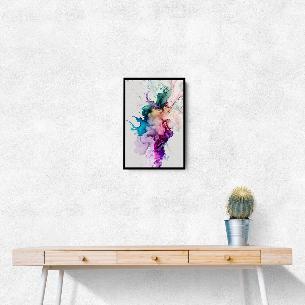 Ink Splash Abstract 33 Wall Art