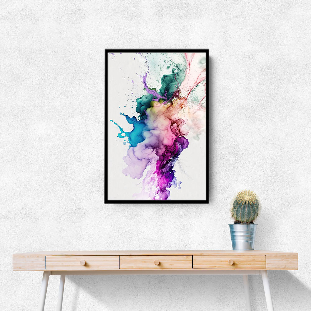 Ink Splash Abstract 33 Wall Art