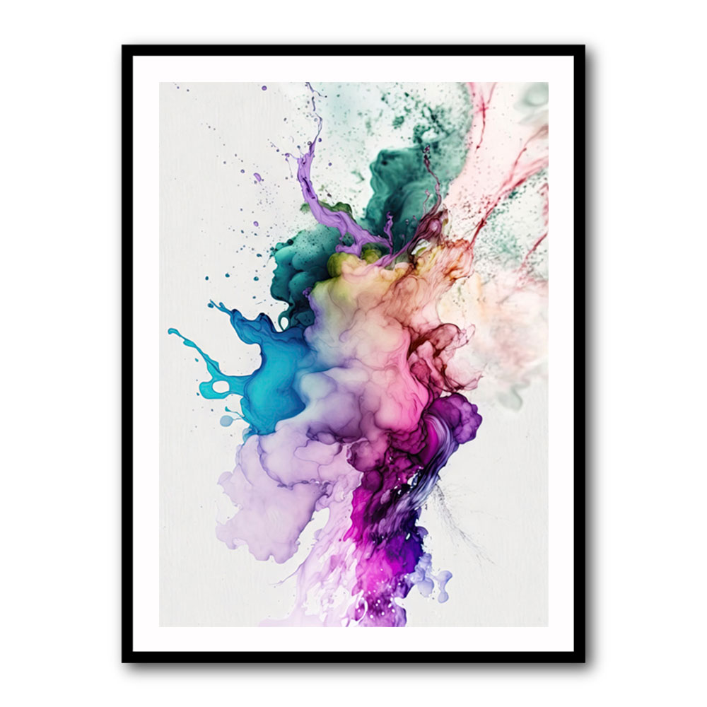 Ink Splash Abstract 33 Wall Art