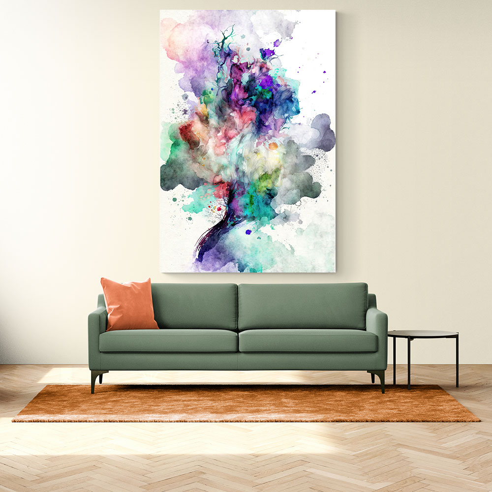 Ink Splash Abstract 34 Wall Art