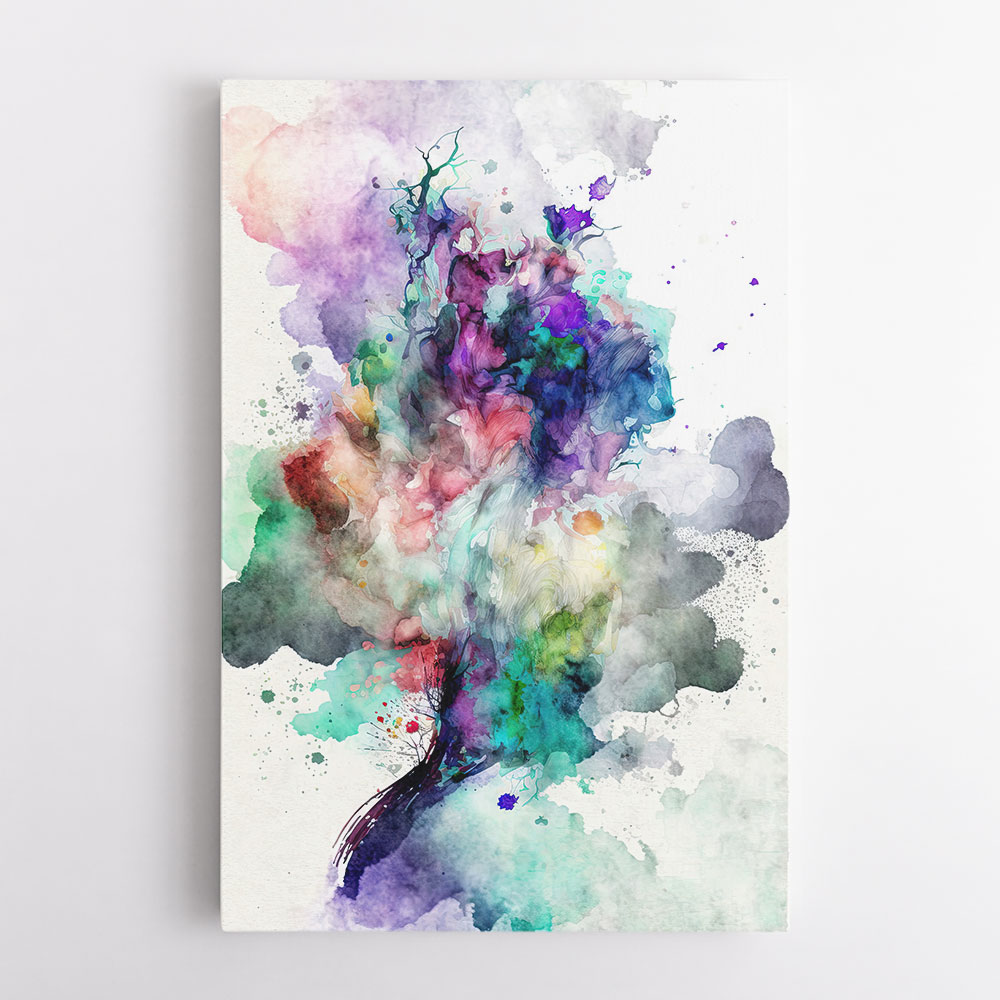 Ink Splash Abstract 34 Wall Art