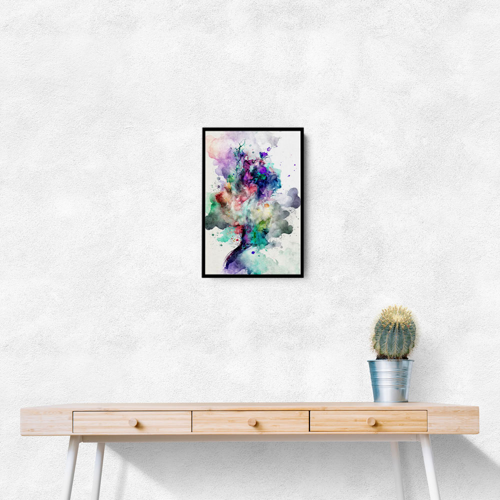 Ink Splash Abstract 34 Wall Art