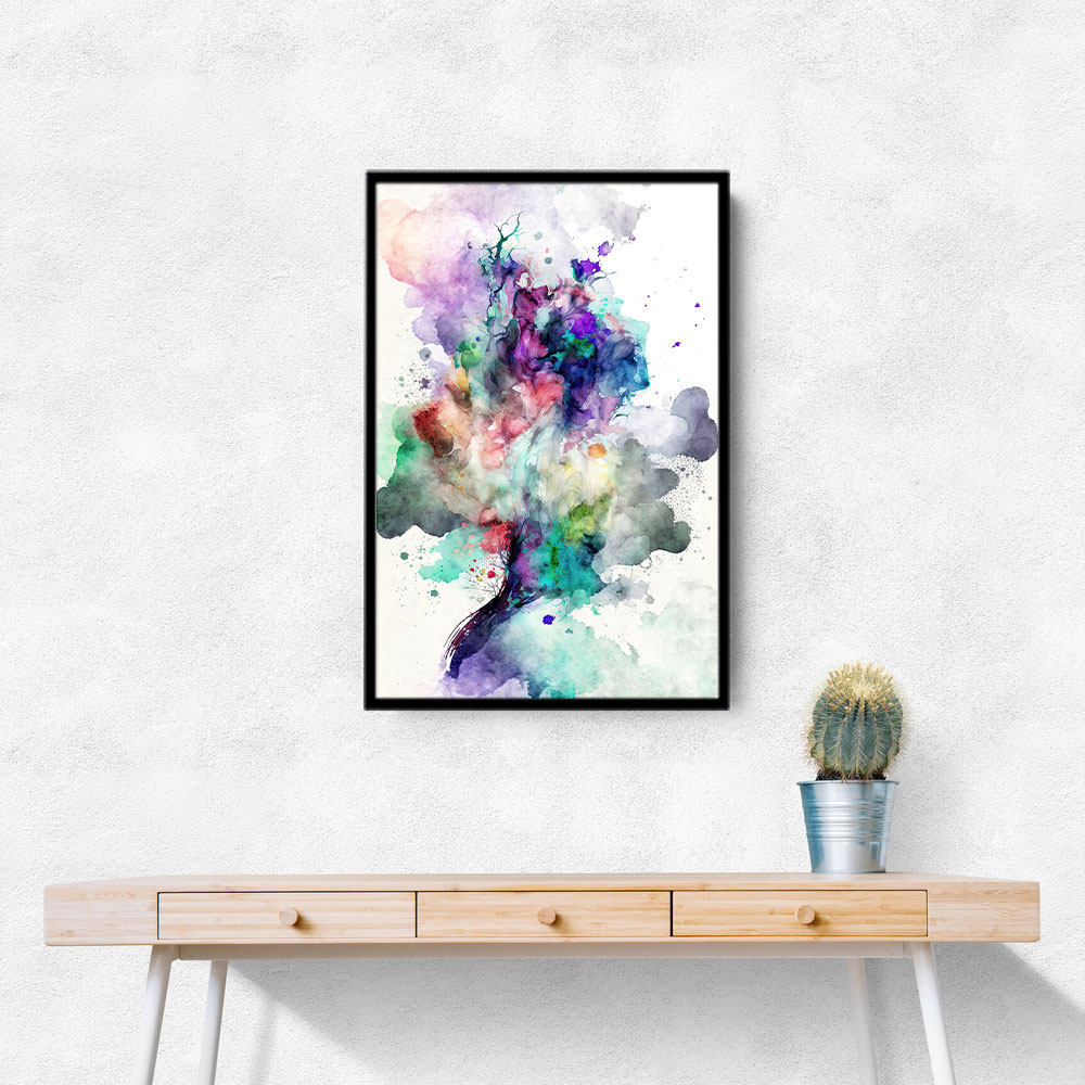 Ink Splash Abstract 34 Wall Art