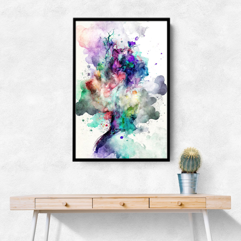 Ink Splash Abstract 34 Wall Art