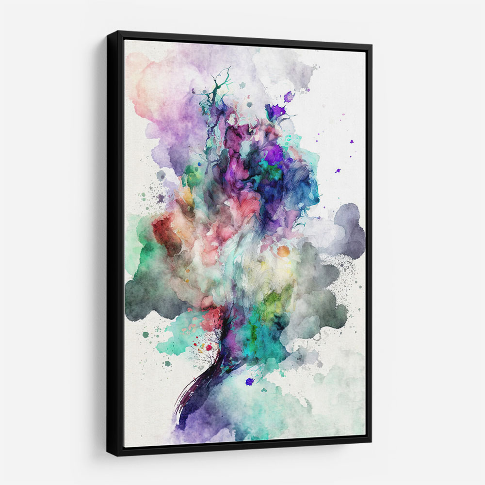 Ink Splash Abstract 34 Wall Art