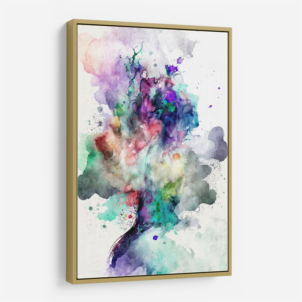 Ink Splash Abstract 34 Wall Art