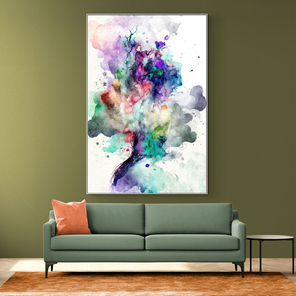 Ink Splash Abstract 34 Wall Art